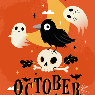 Kawaii Halloween iPhone wallpaper