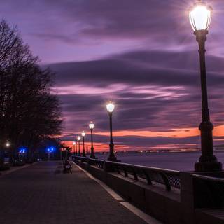 Street lamp 4k wallpaper