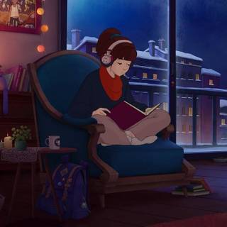 Lofi girl desktop wallpaper