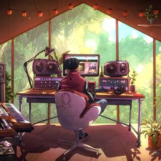 Lofi video wallpaper
