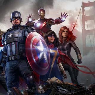 Marvel's The Avengers video game desktop wallpaper