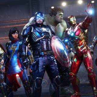 Marvel's The Avengers video game desktop wallpaper