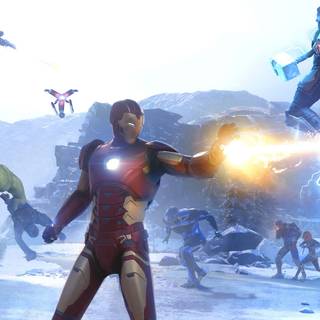 Marvel's The Avengers video game desktop wallpaper