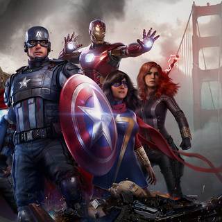 Marvel's The Avengers video game characters wallpaper