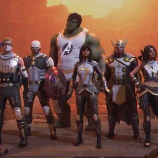 Marvel's The Avengers video game characters wallpaper