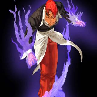 Iori Yagami HD 4k phone wallpaper