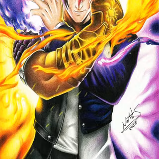 Iori Yagami HD 4k phone wallpaper