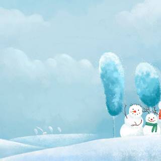 Child winter wallpaper