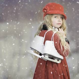 Child winter wallpaper