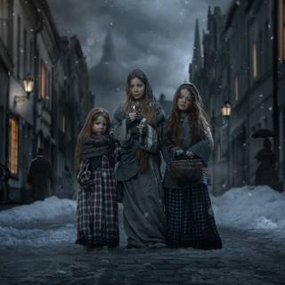 Child winter wallpaper