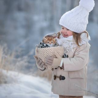 Child winter wallpaper