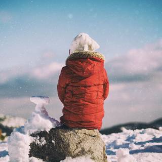 Child winter wallpaper