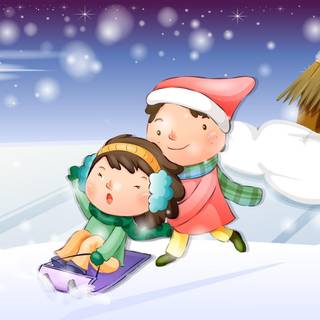 Child winter wallpaper