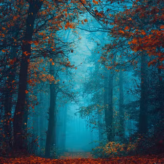 Night fog 4k wallpaper