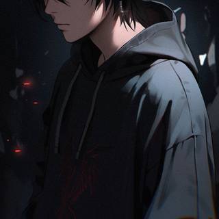 L Death Note phone wallpaper