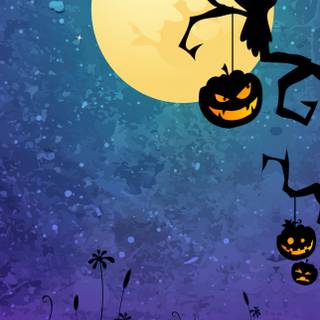 iPhone 14 Halloween wallpaper