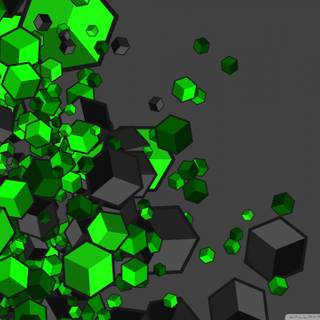 4k green gaming wallpaper