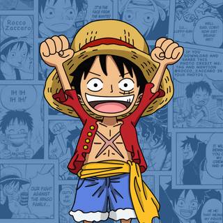 Luffy iPad wallpaper
