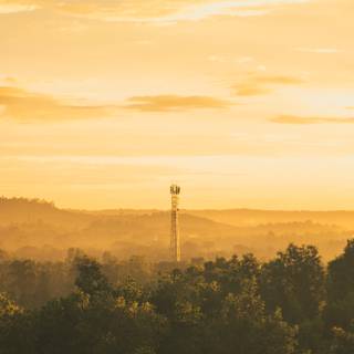 Radio tower wallpaper