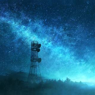 Radio tower wallpaper