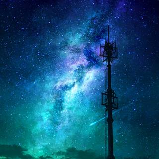 Radio tower wallpaper