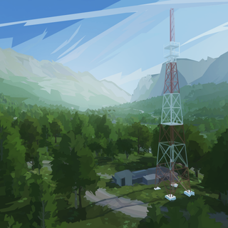 Radio tower wallpaper