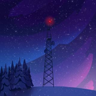 Radio tower wallpaper