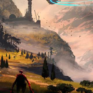 Radio tower wallpaper