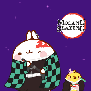 Demon Slayer Halloween phone wallpaper