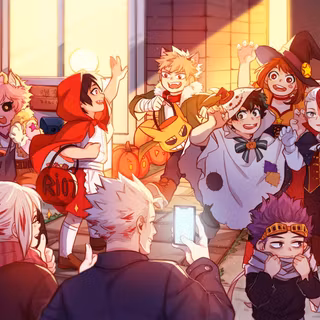 My Hero Academia holiday wallpaper