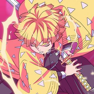 Zenitsu mobile 4k wallpaper