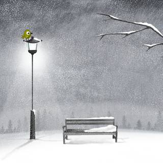 Owl winter wallpaper