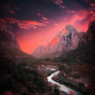 River iPhone 4k wallpaper