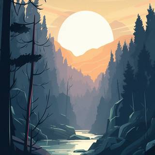 River iPhone 4k wallpaper