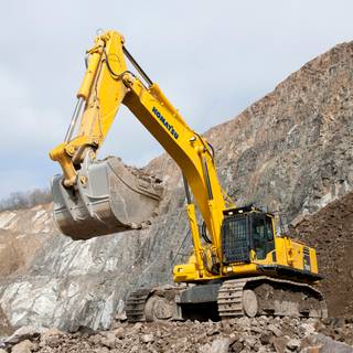 4k excavator wallpaper