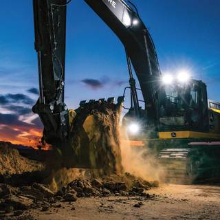 Volvo excavator wallpaper