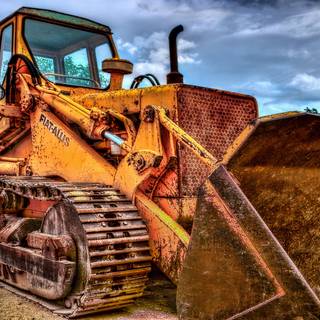 4k excavator wallpaper