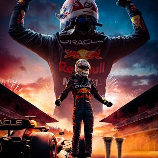 Max Verstappen 2023 World Champion wallpaper