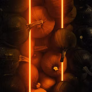 Halloween aesthetic neon wallpaper