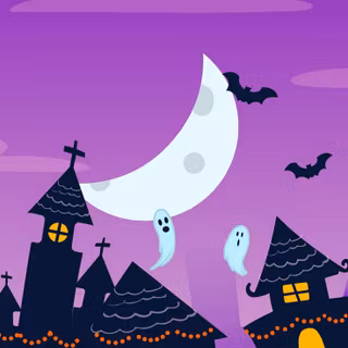 Halloween minimalist iPhone wallpaper