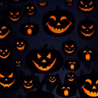 Halloween minimalist iPhone wallpaper