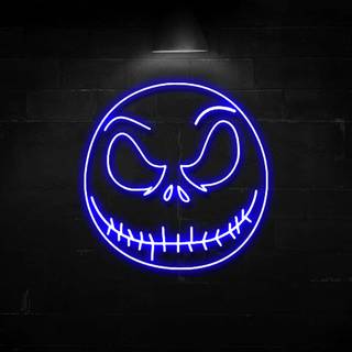 Halloween aesthetic neon wallpaper