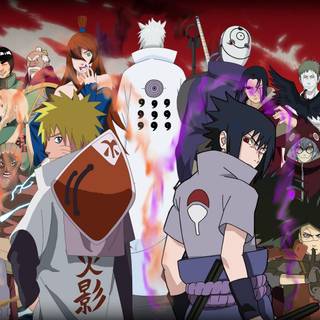 Naruto Shippuden characters wallpaper