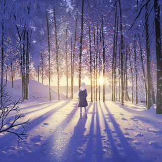 Anime winter PC wallpaper