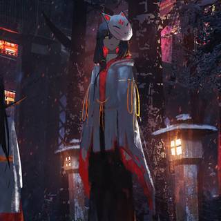 Anime 4k winter wallpaper