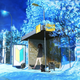 Anime winter PC wallpaper