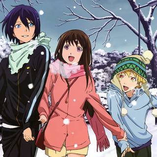 Anime winter PC wallpaper