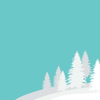 Winter minimalist desktop wallpaper