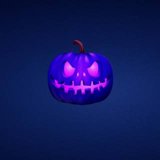 Blue and purple Halloween wallpaper