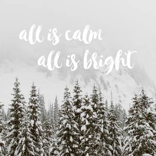 Aesthetic winter iPad wallpaper